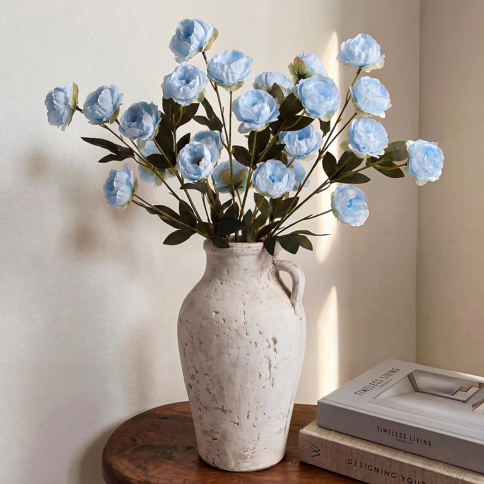 Artificial Peony Stems for Vase Styling Set of 3