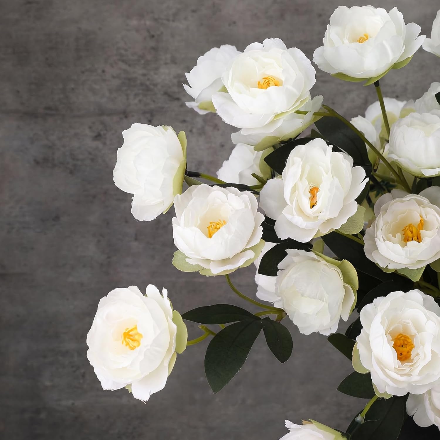 Artificial Peony Stems for Vase Styling Set of 3