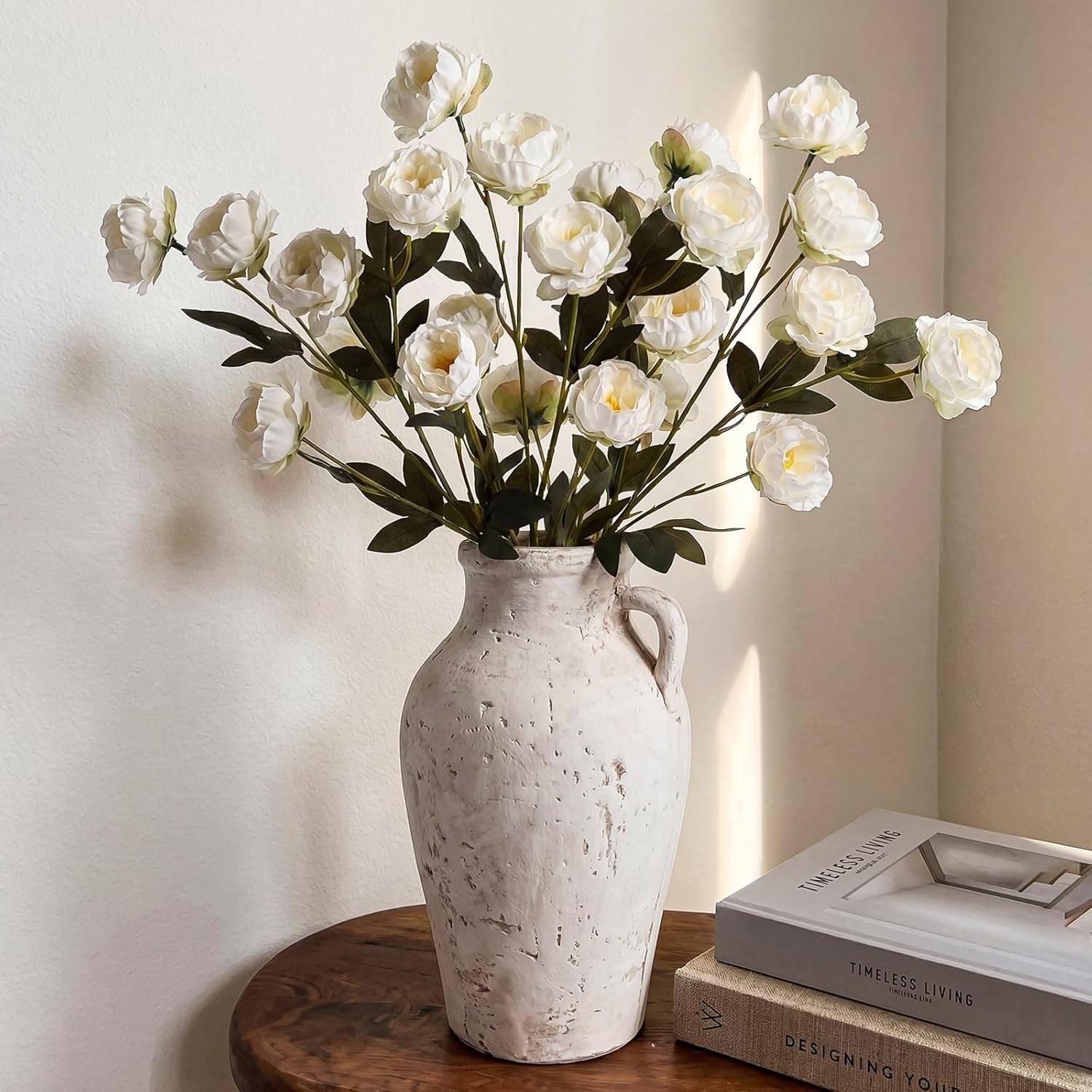 Artificial Peony Stems for Vase Styling Set of 3