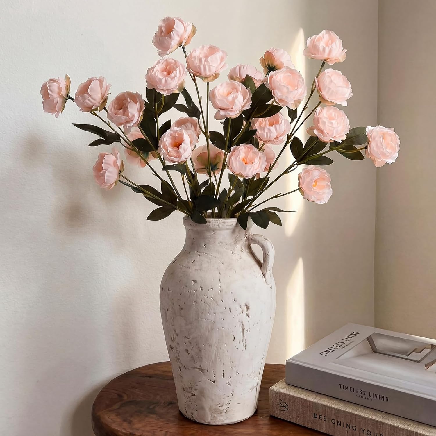 Artificial Peony Stems for Vase Styling Set of 3