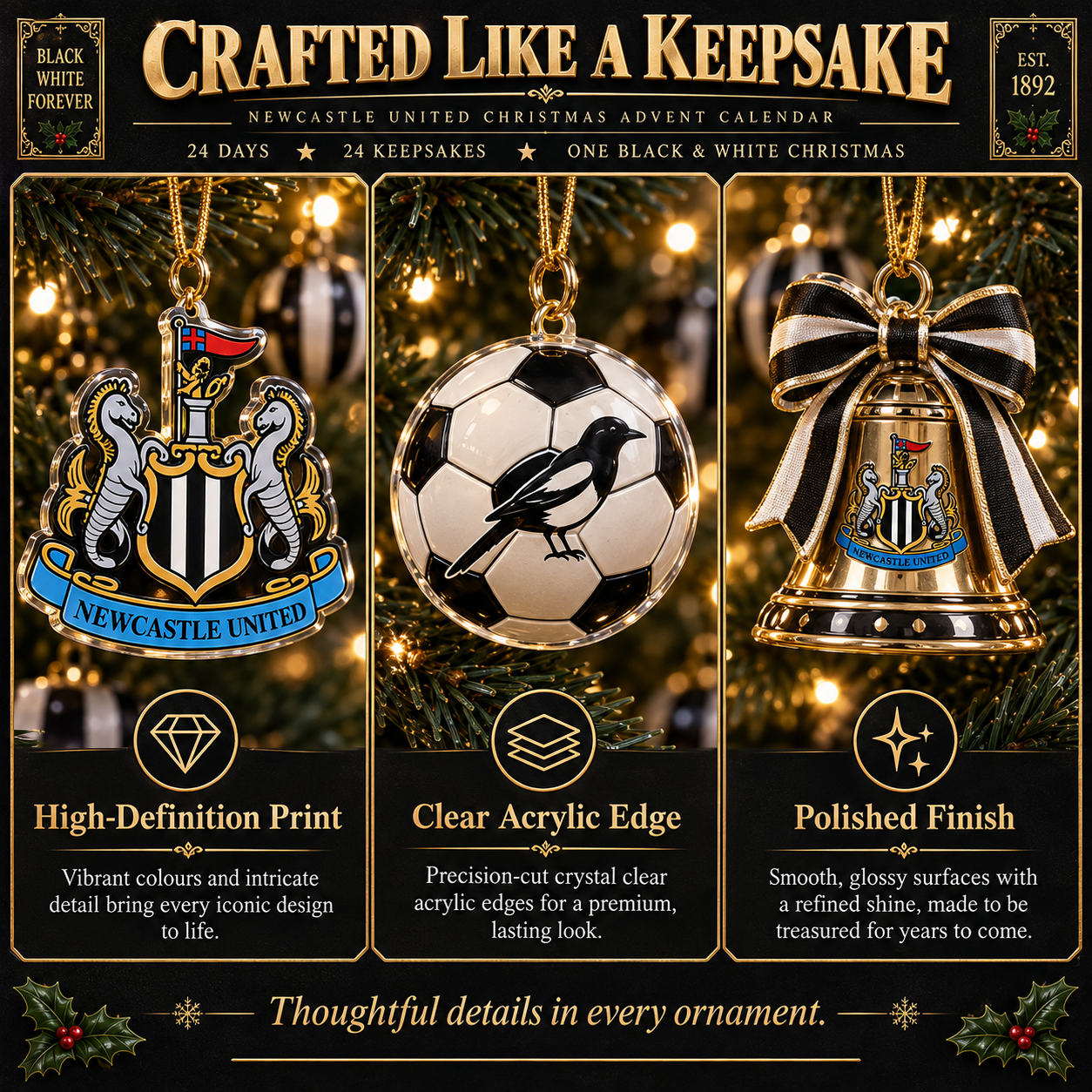 🎄 Howay the Lads! Football Christmas Advent Calendar
