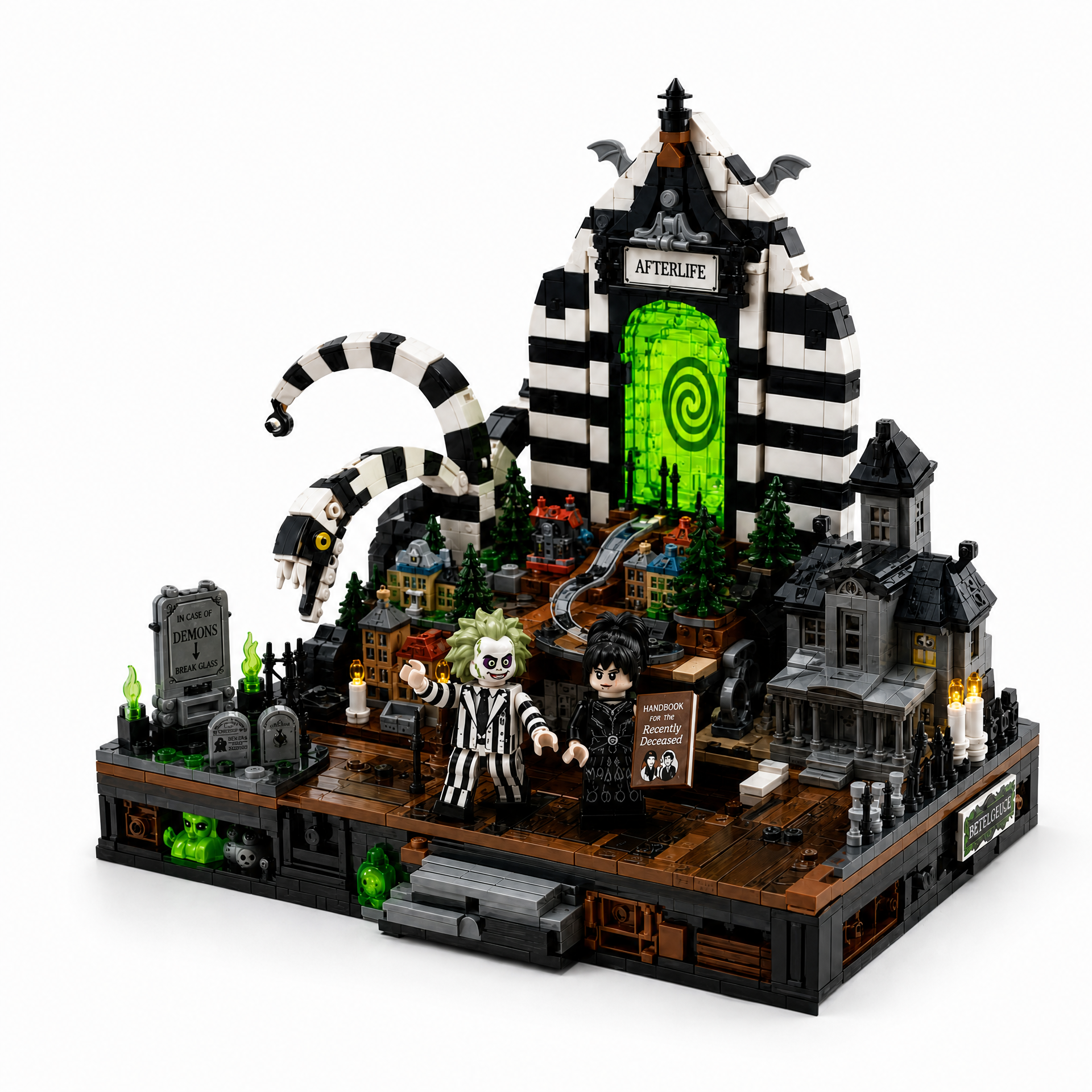 Gothic Afterlife Portal Attic Building Set