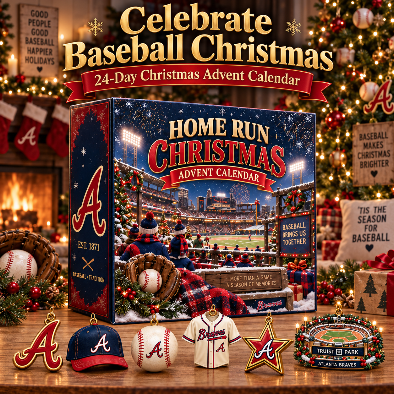 🎄 Chop On! Baseball Christmas Advent Calendar