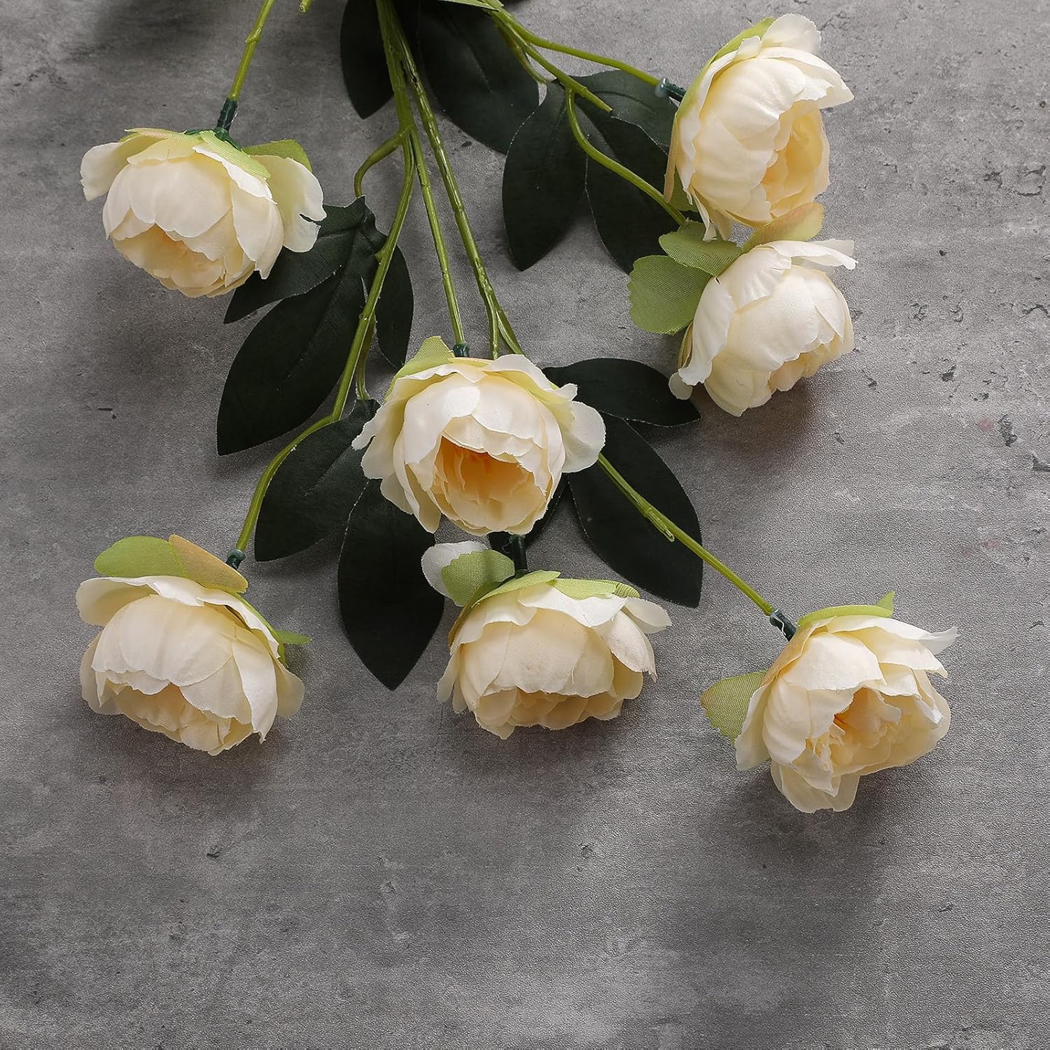 Artificial Peony Stems for Vase Styling Set of 3