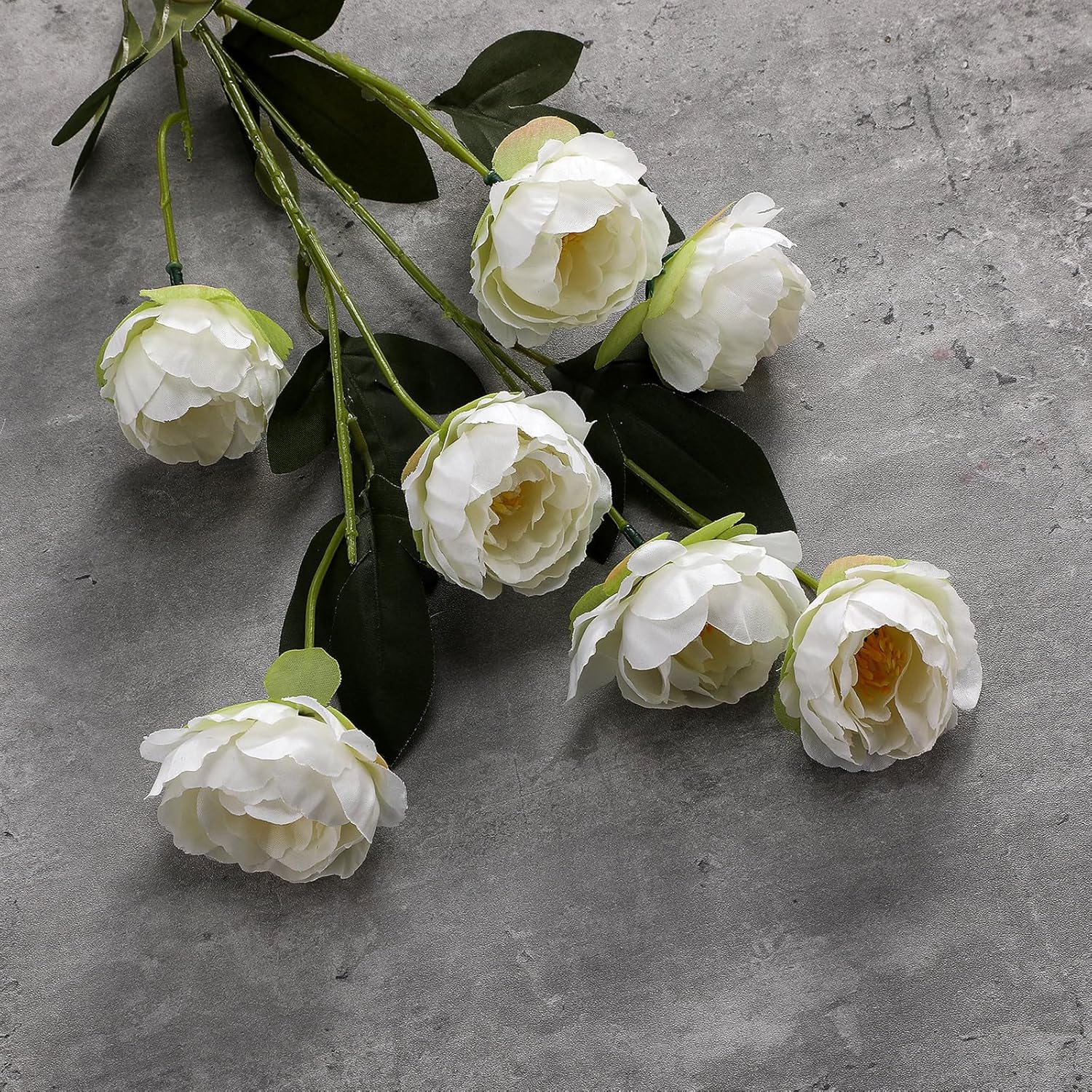 Artificial Peony Stems for Vase Styling Set of 3