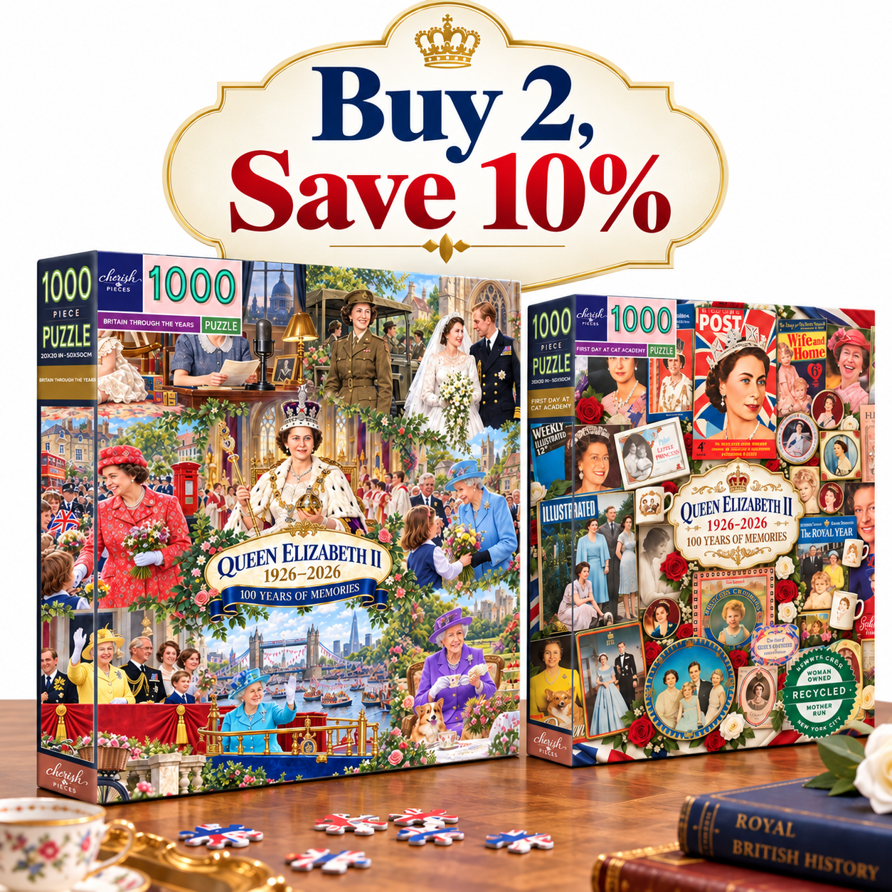 Britain Through the Years:  1926-2026 – A Century of Memories: 1000 Pieces of a Puzzle