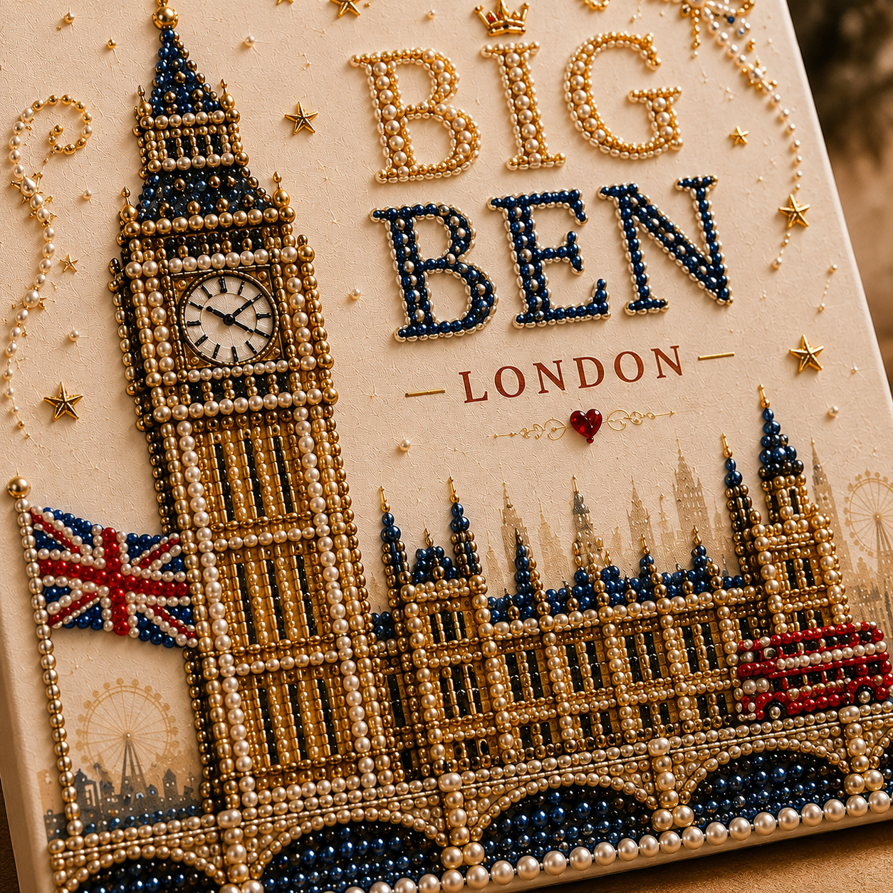 🇬🇧 British Landmarks Pearl Art DIY Kit