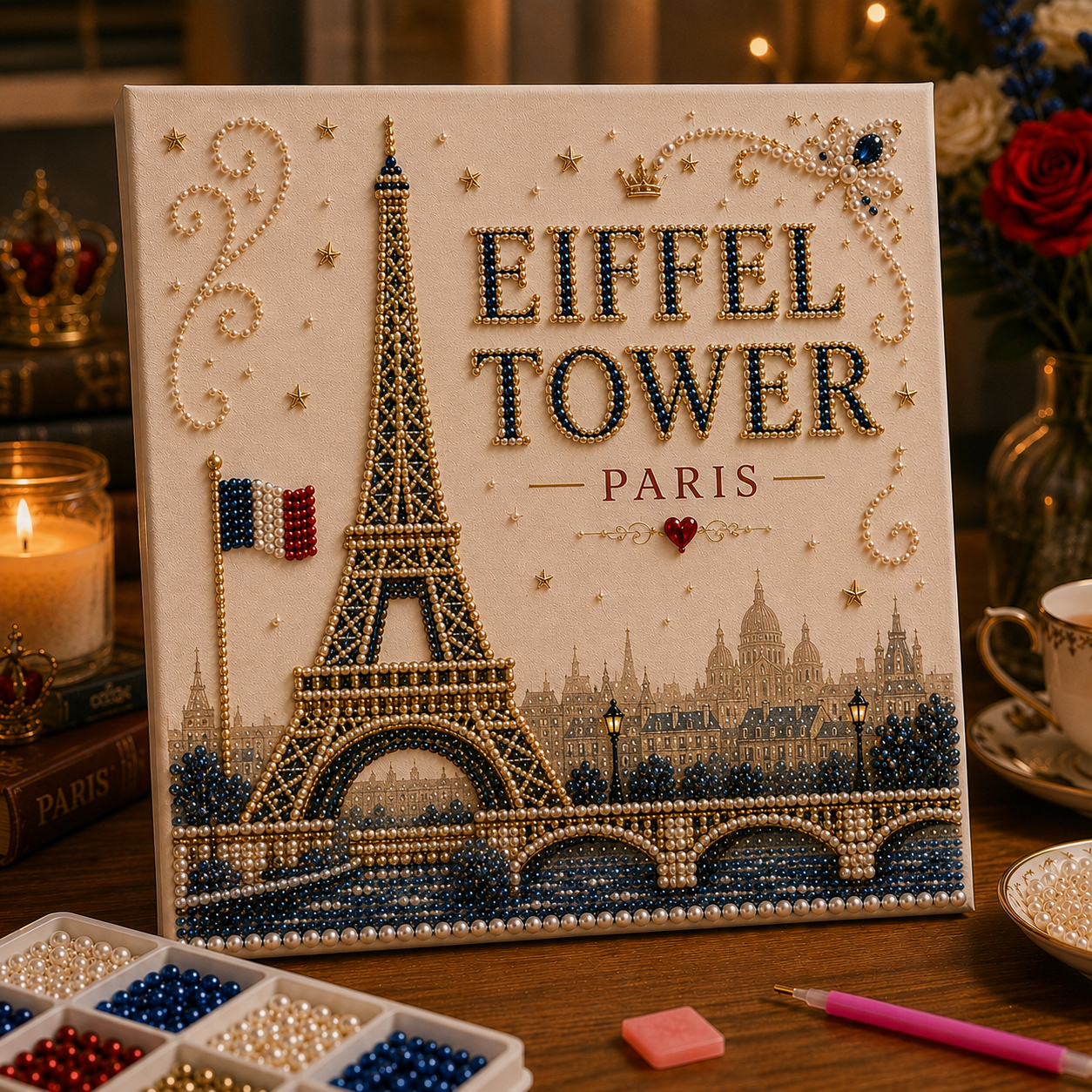 🌍 World Landmark DIY Bead Art Kit