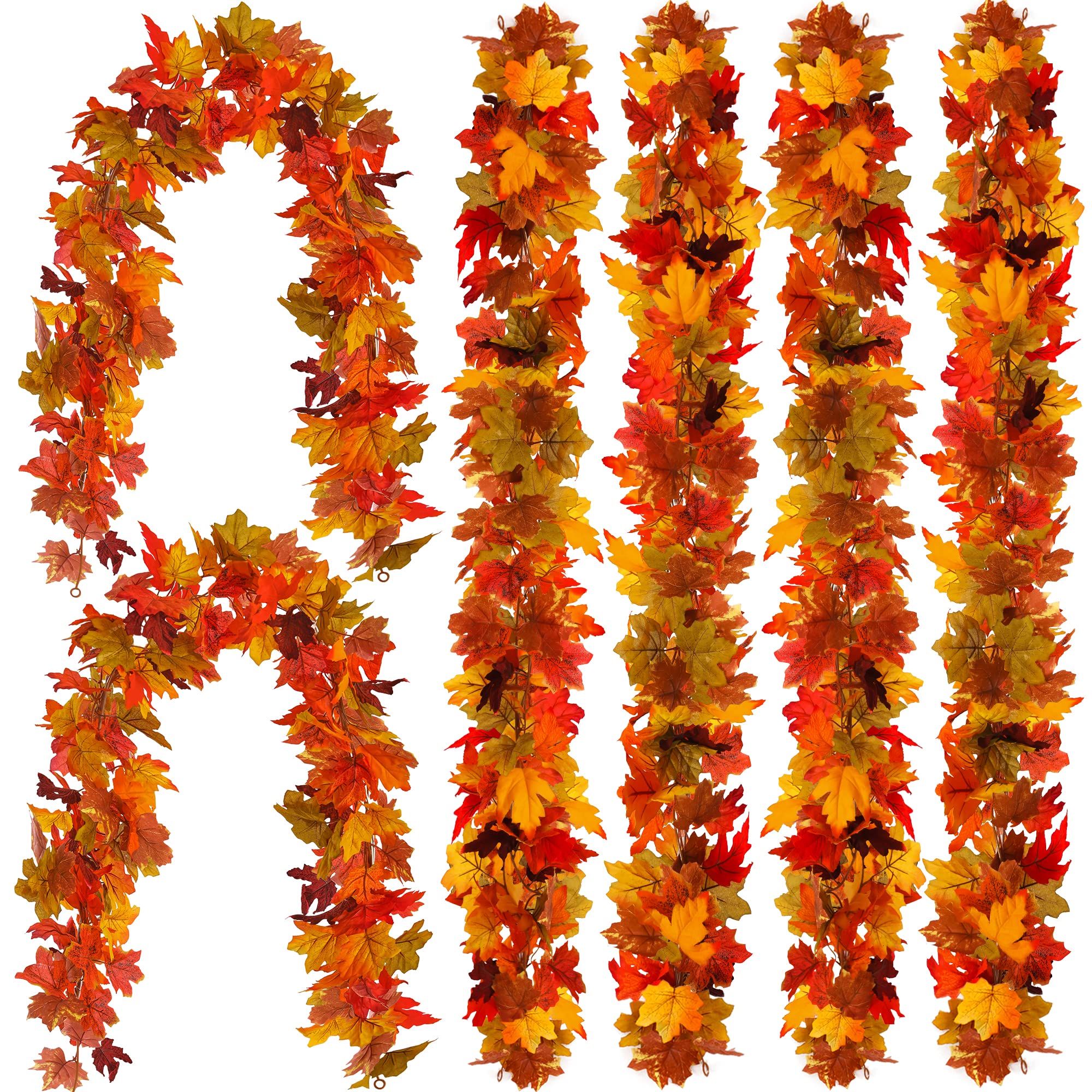 Hot Sale 60% OFF - Artificial Maple Leaf Autumn Garland