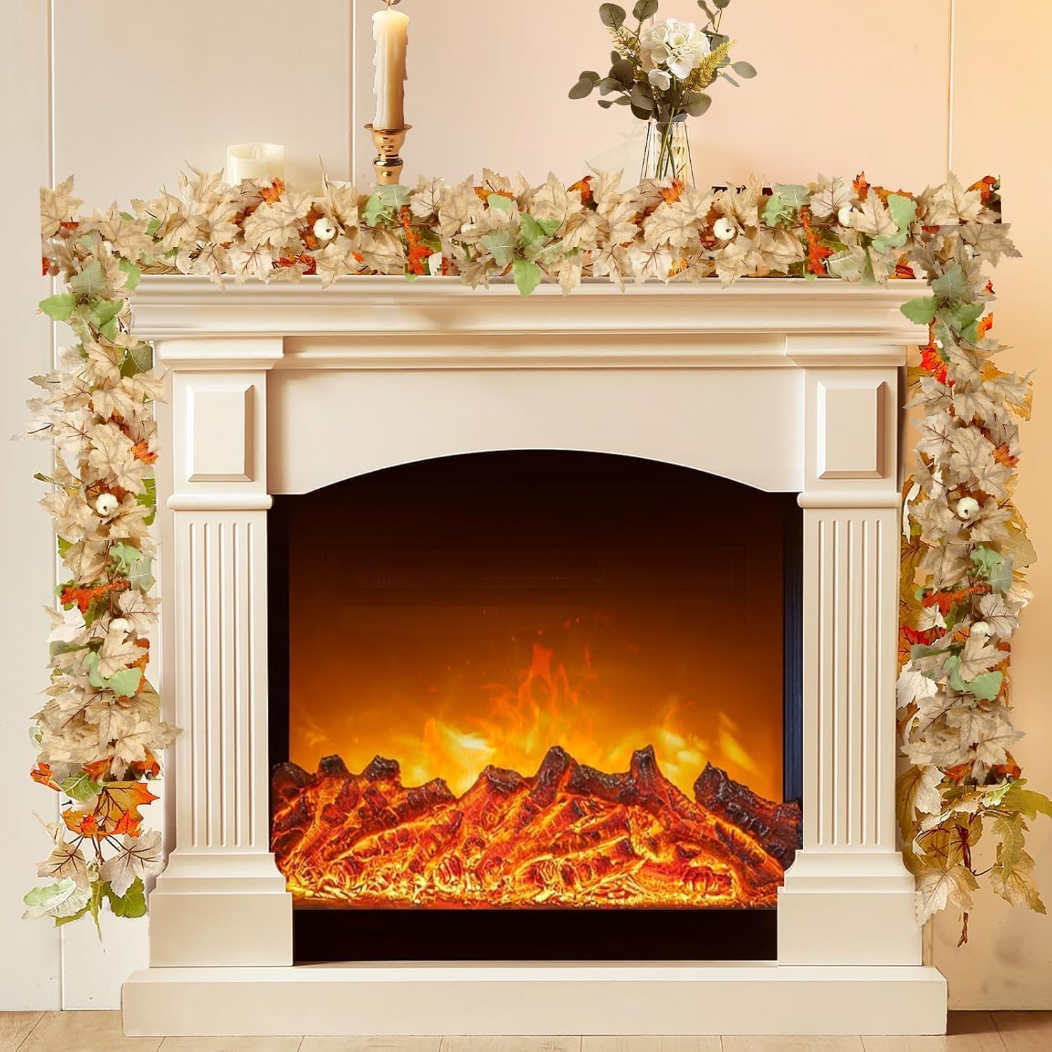 Hot Sale 60% OFF - Artificial Maple Leaf Autumn Garland