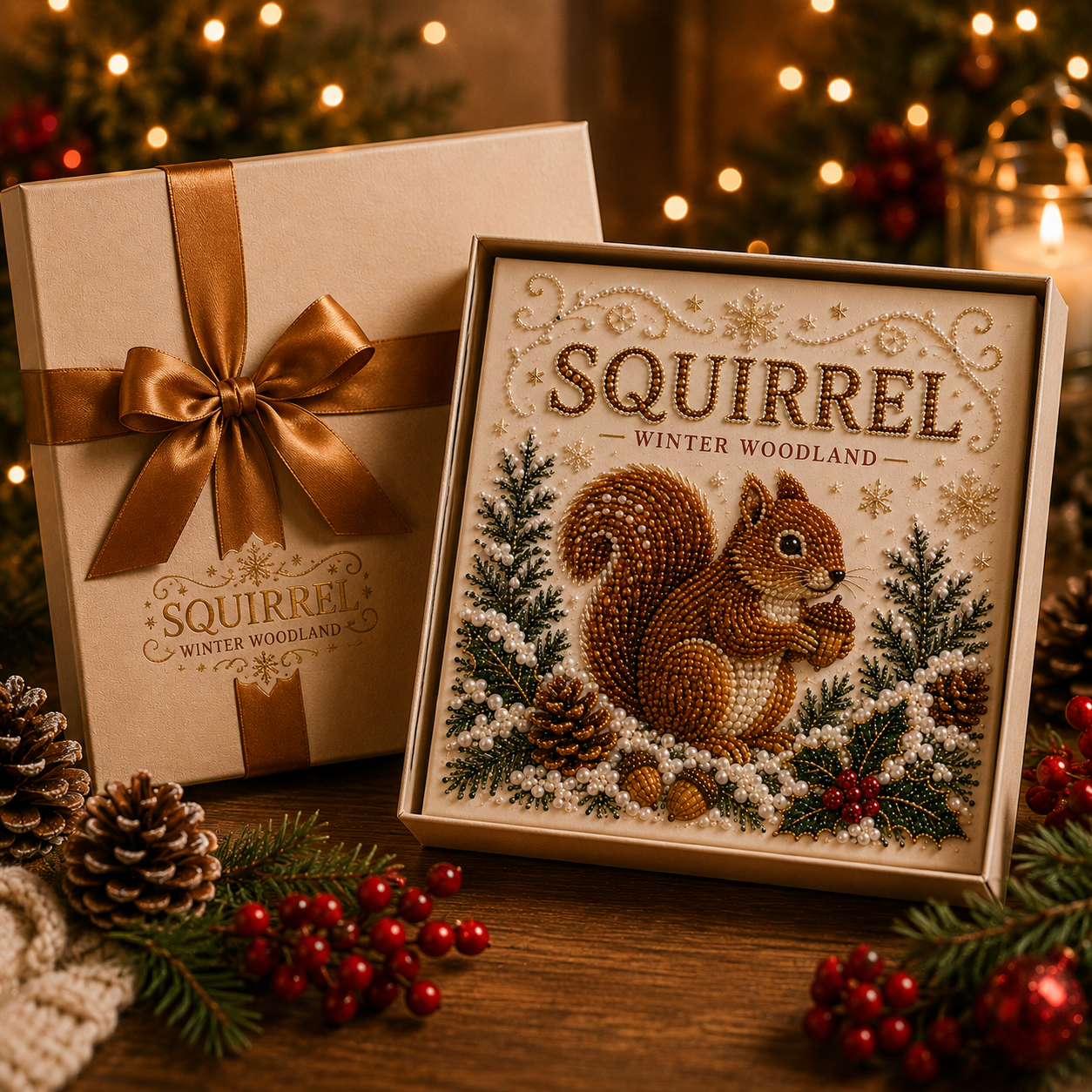 ❄️ Winter Woodland DIY Bead Art Kit