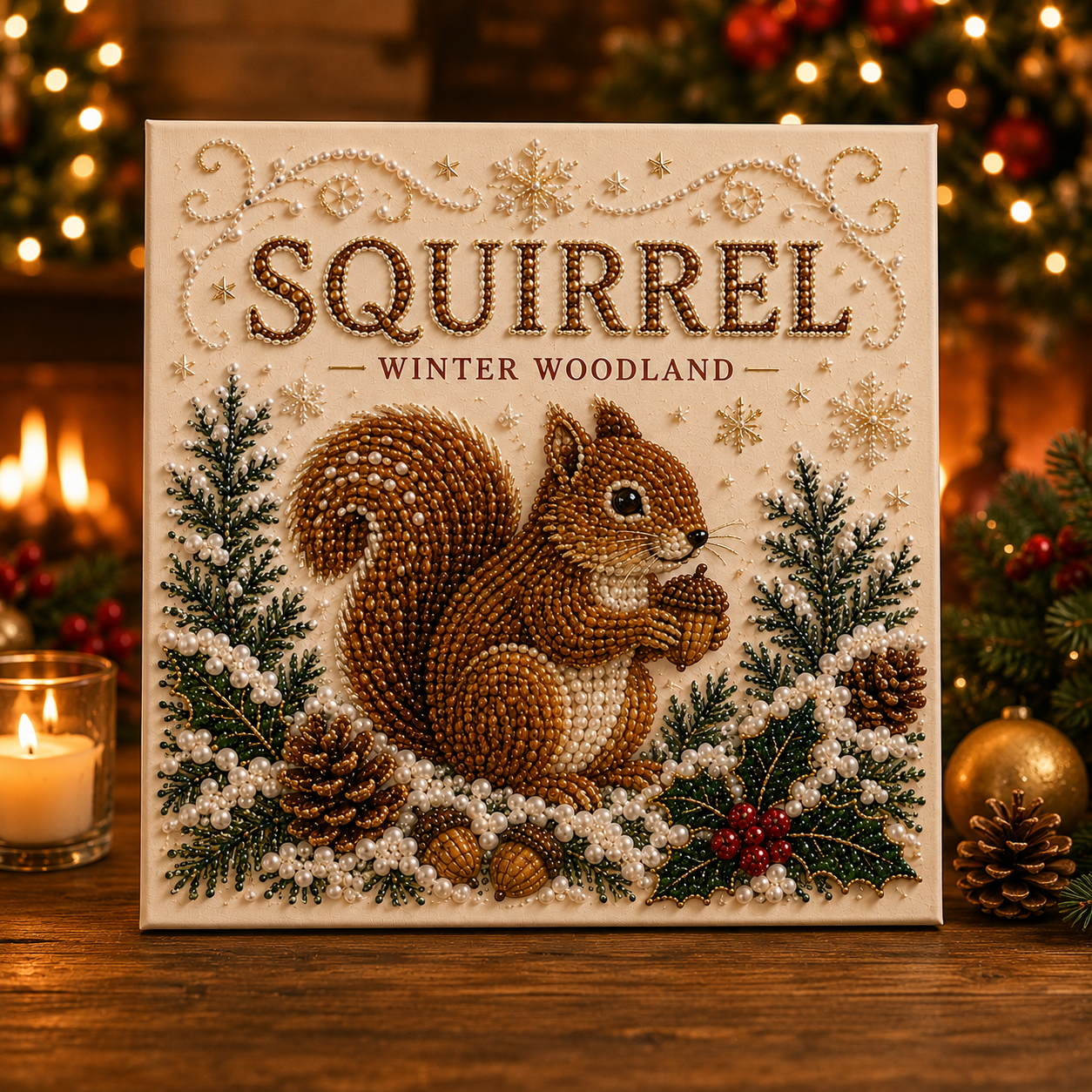 ❄️ Winter Woodland DIY Bead Art Kit