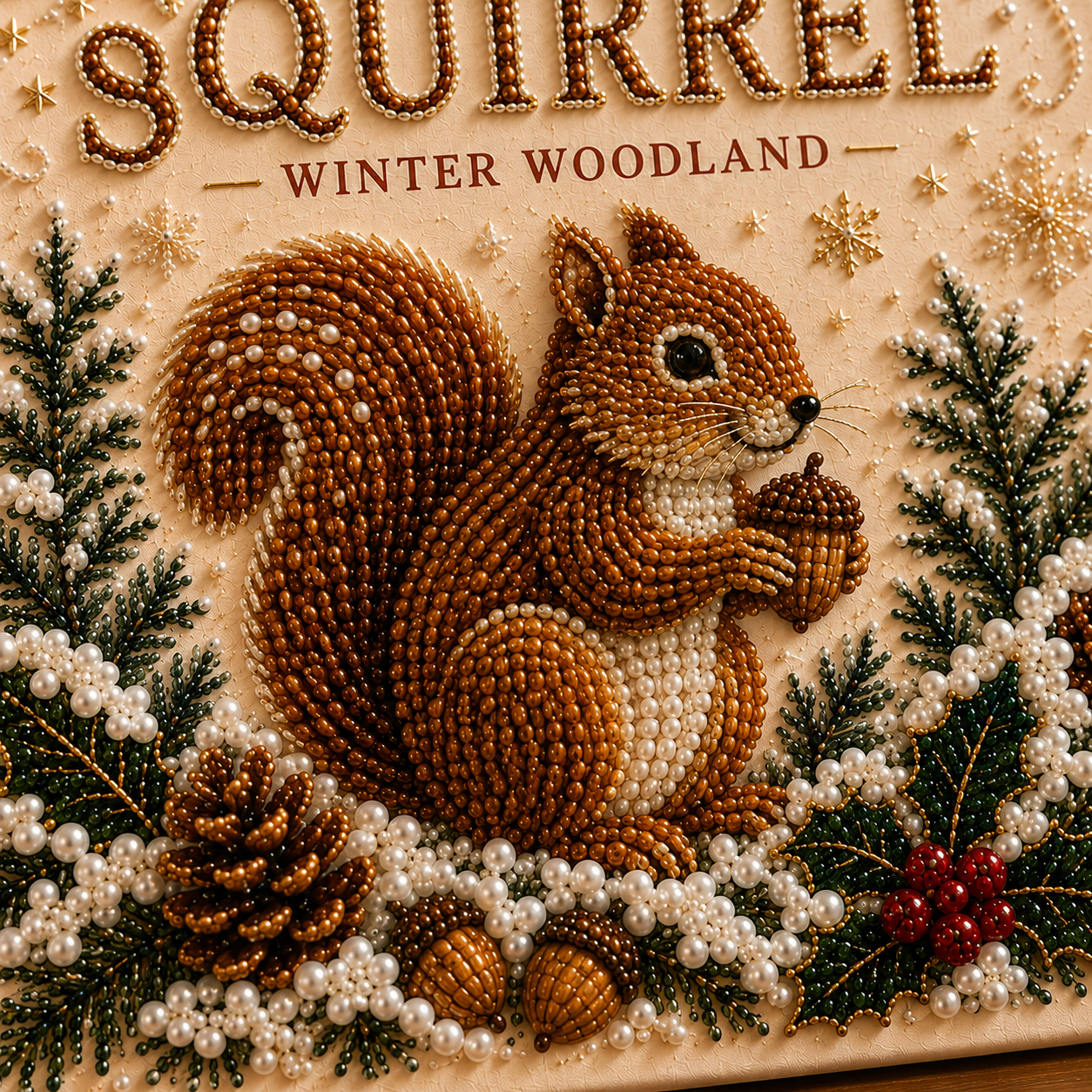 ❄️ Winter Woodland DIY Bead Art Kit