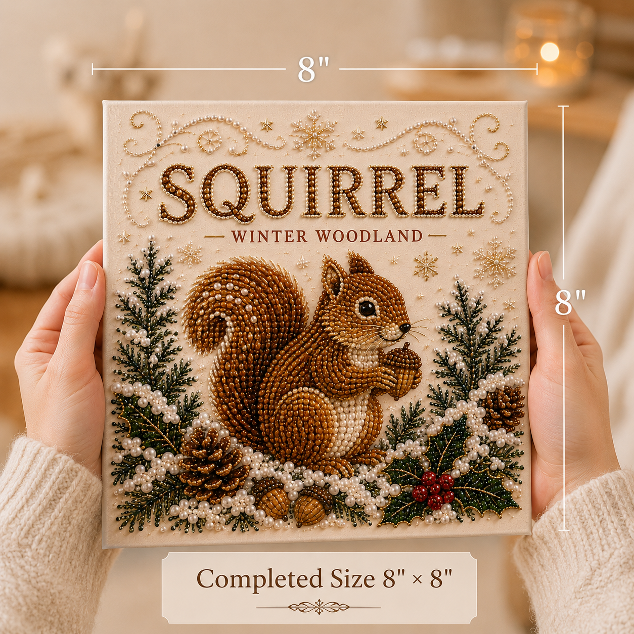 ❄️ Winter Woodland DIY Bead Art Kit