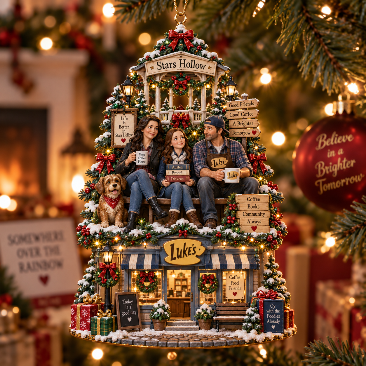 Gilmore Girls Stars Hollow Christmas Tree Ornament