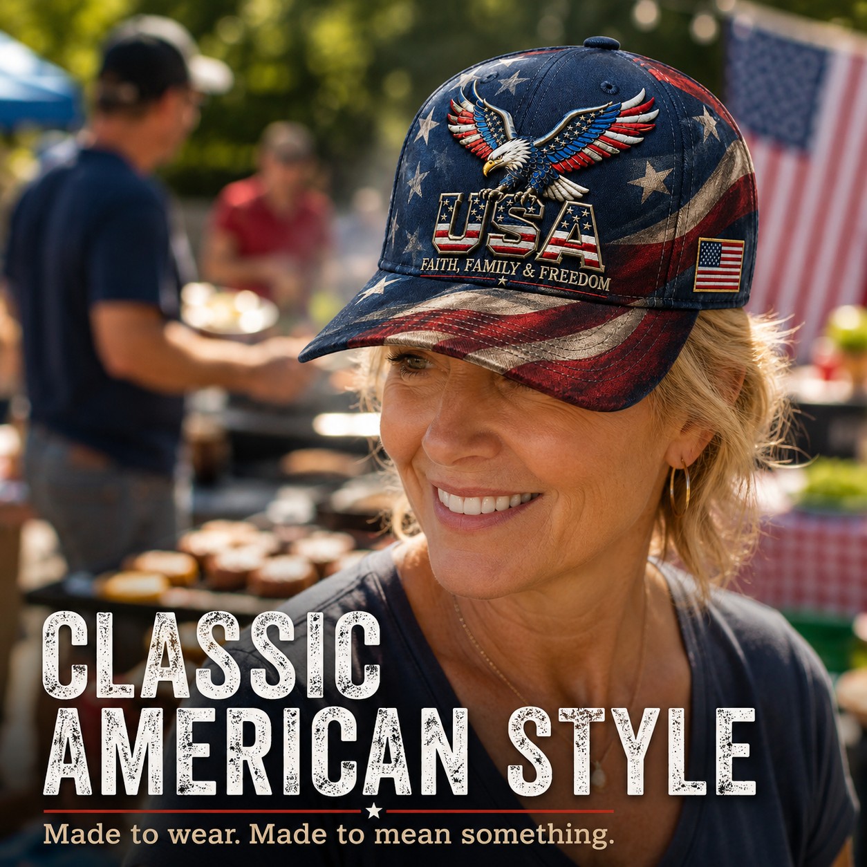 USA Faith, Family & Freedom Cap-49% OFF