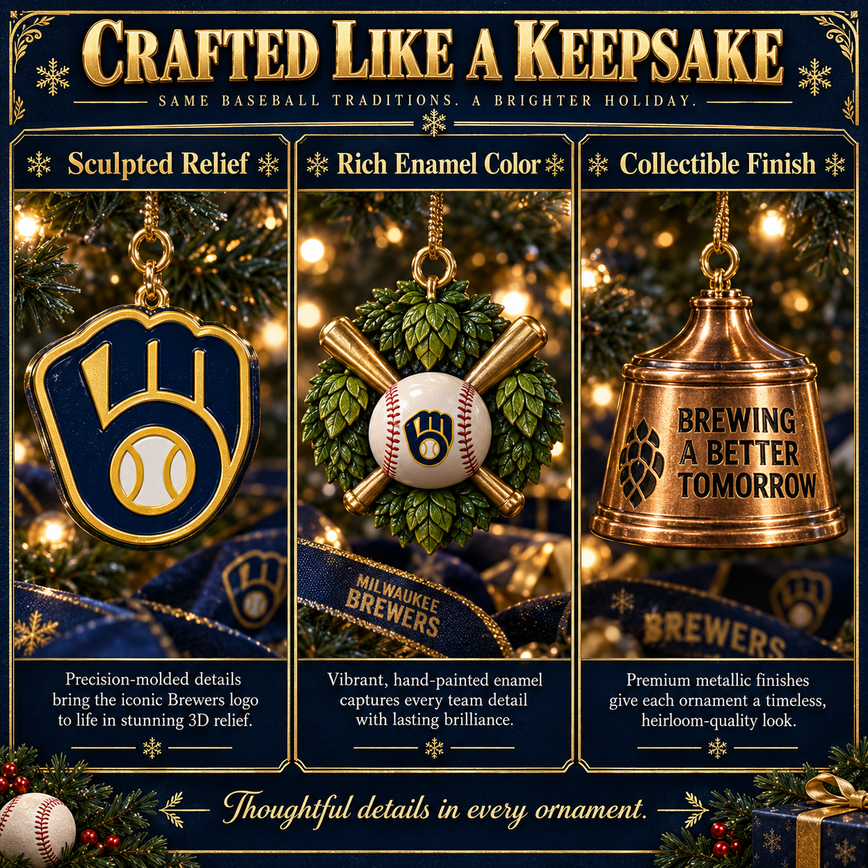 🎄 Brew Crew! Baseball Christmas Advent Calendar