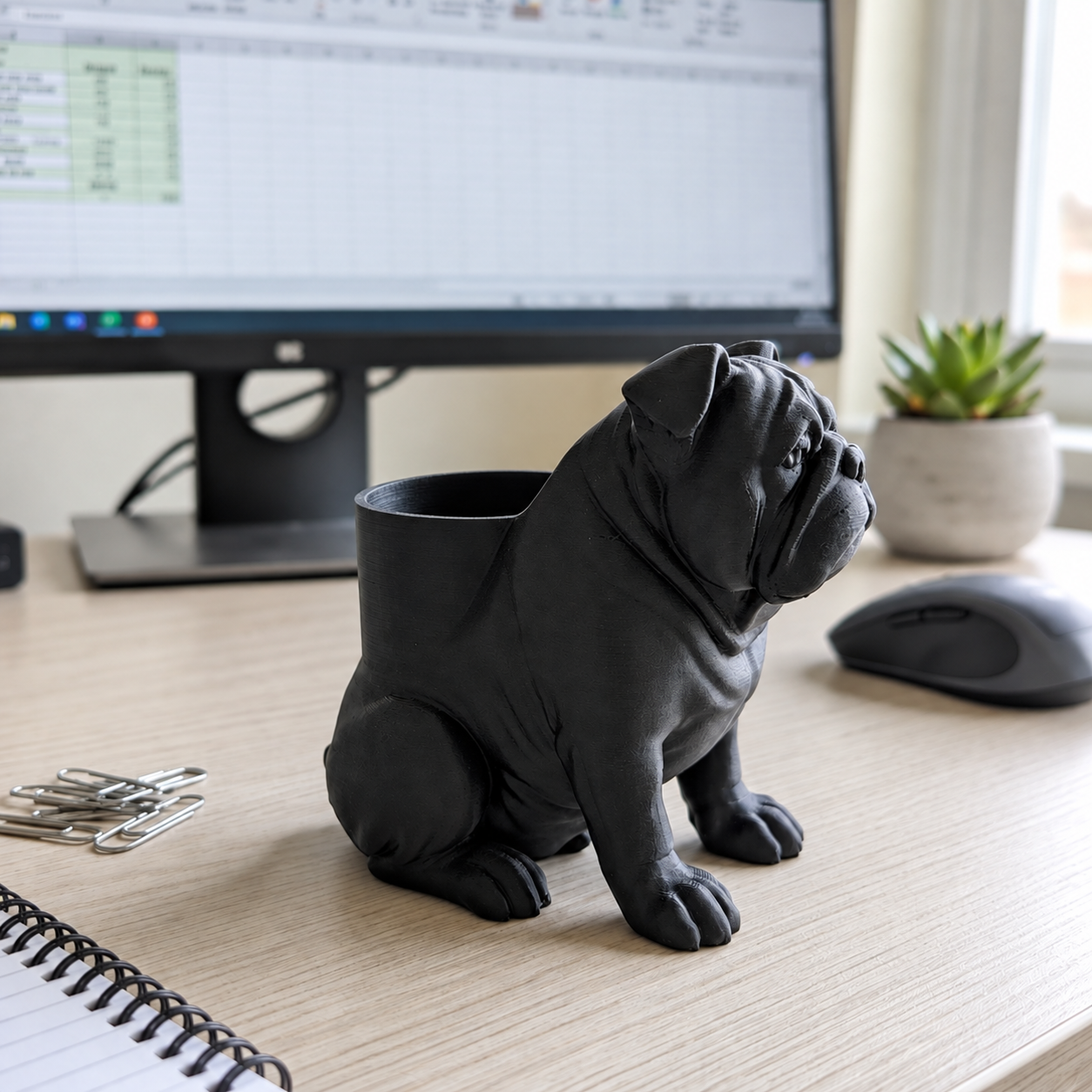 🐶Last Day 60% OFF - English Bulldog Desk Organizer