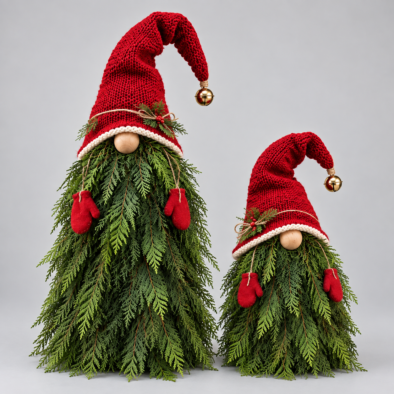2-Piece Whimsical Winter Gnome Porch Set