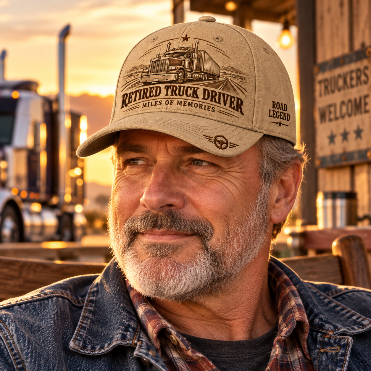 🚛 Retired Truck Driver Baseball Cap