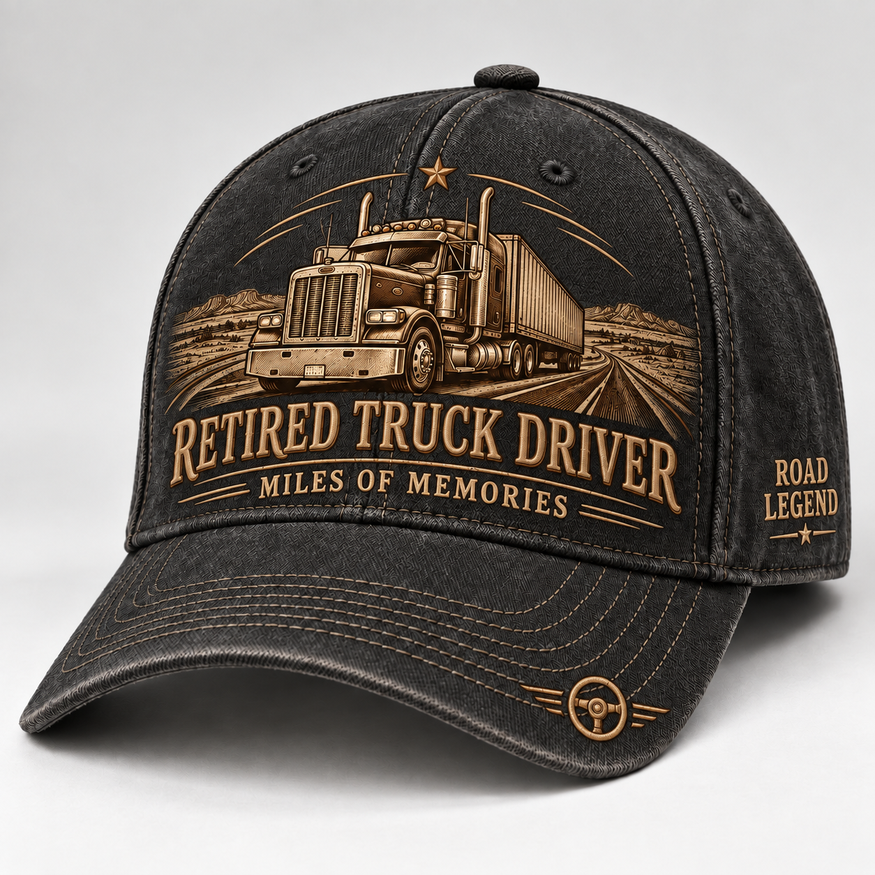 🚛 Retired Truck Driver Baseball Cap