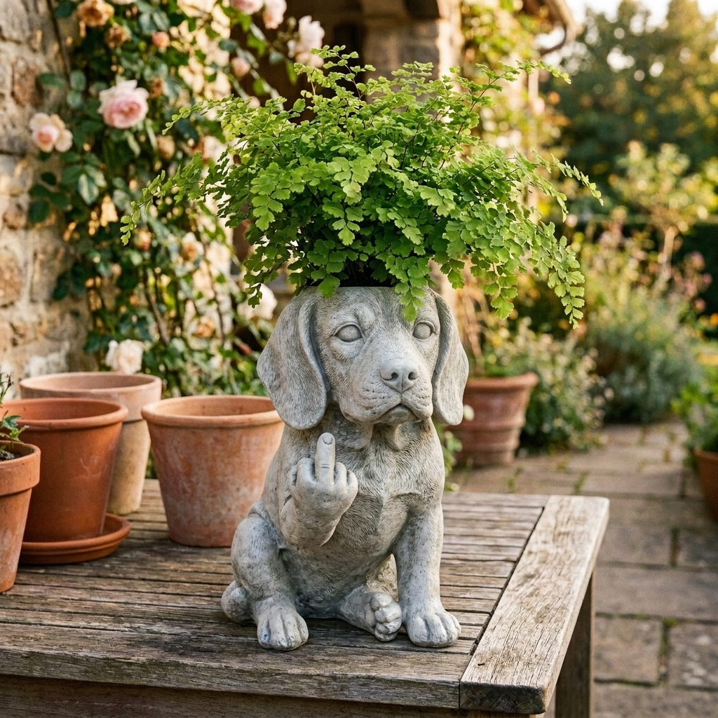 Beagle Planter Instantly Infuse Your Plants with Personality