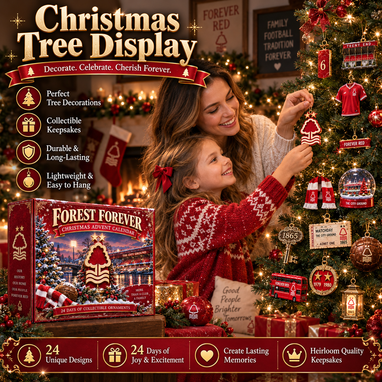 🎄 Forest Forever! Football Christmas Advent Calendar