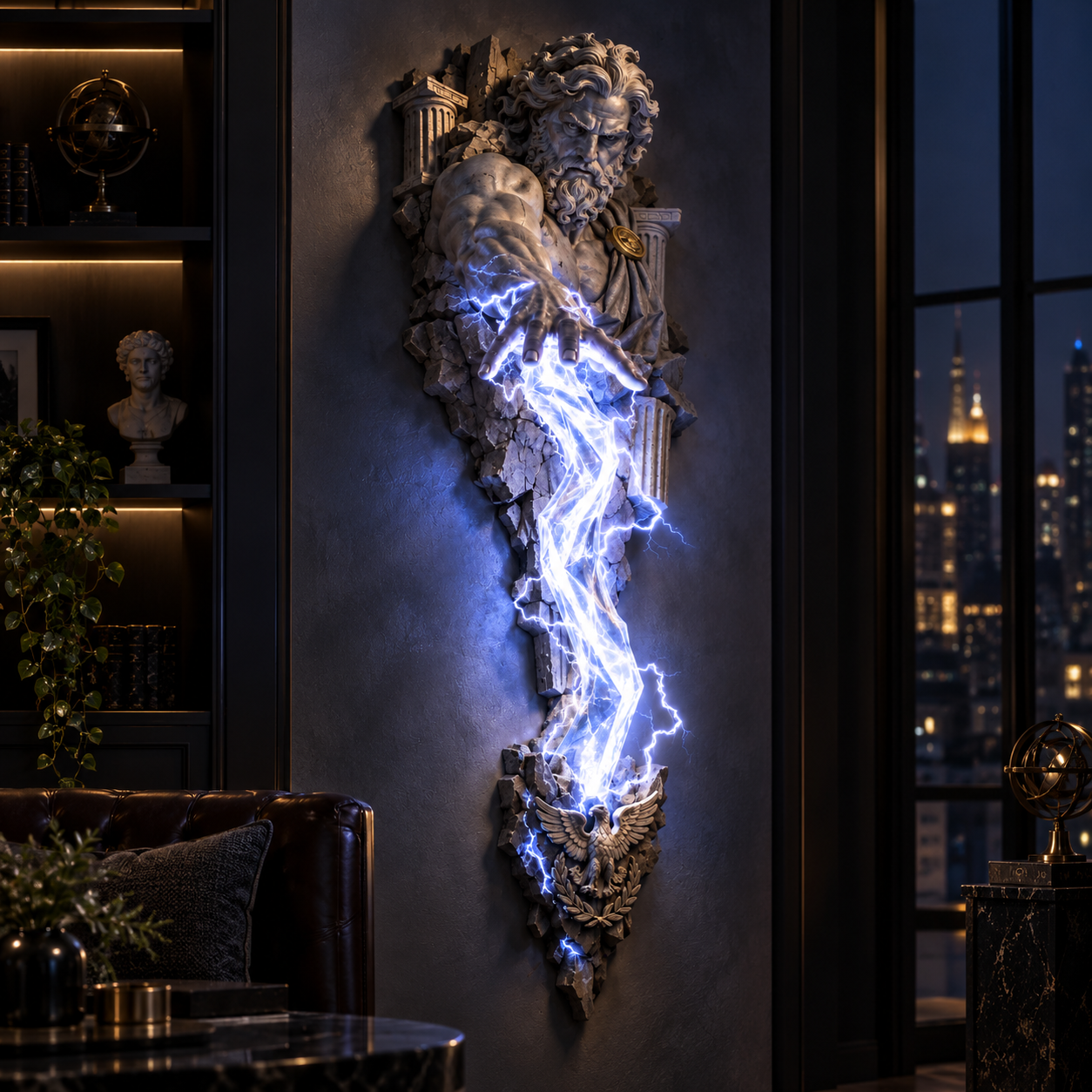 ⏰ Limited Stock 50% OFF  ⚡🌊 Mythological Sculpture Wall Lamp Collection 🏛️✨