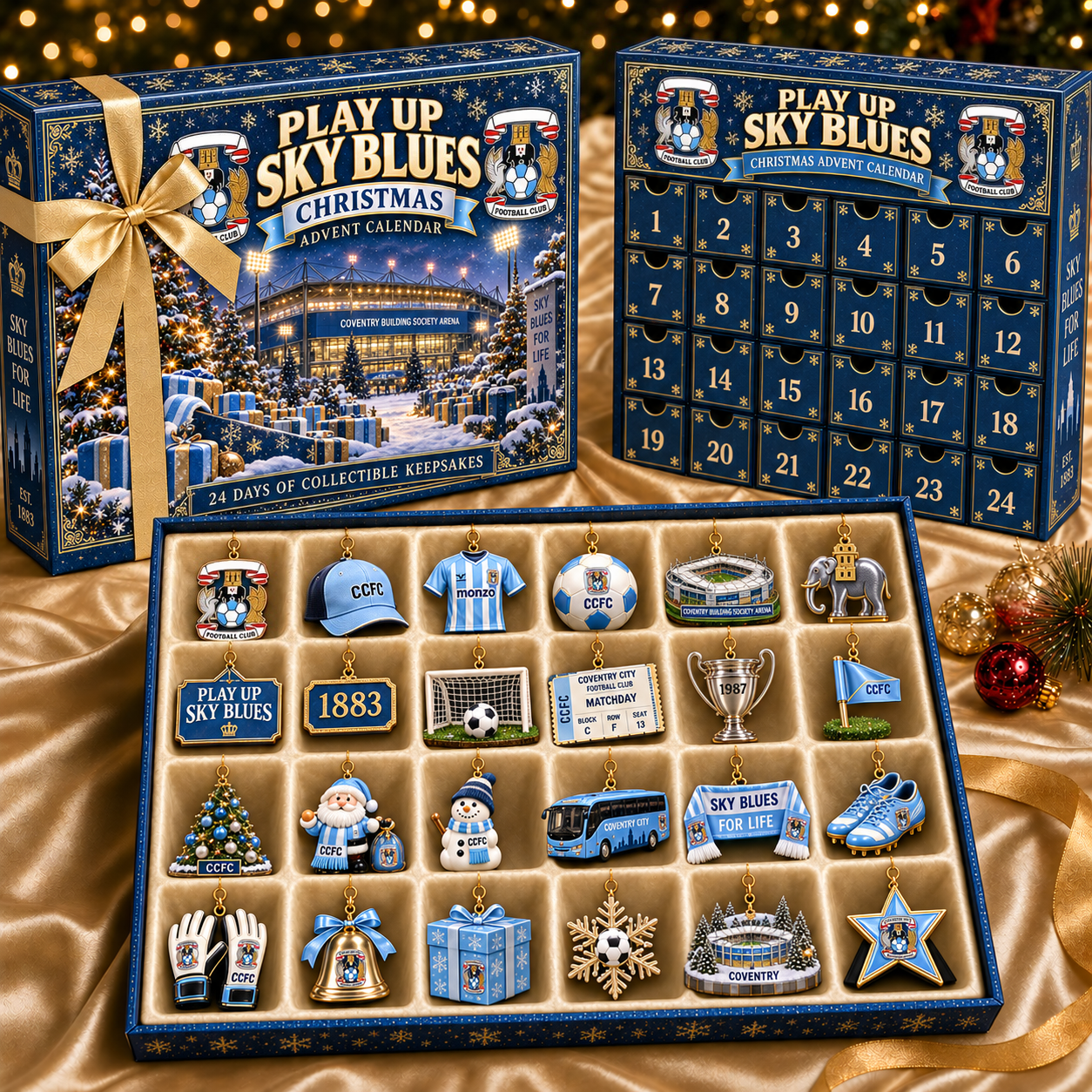 🎄 Play Up Sky Blues! Football Christmas Advent Calendar