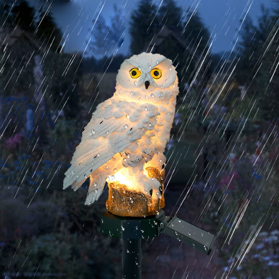 Waterproof Solar Owl Light LED Pathway Light for Lawn, Garden & Outdoor Decor