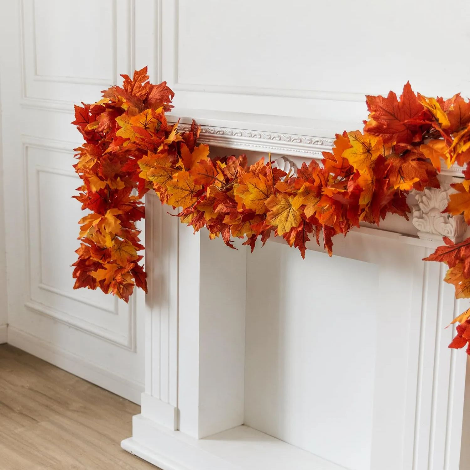 Hot Sale 60% OFF - Artificial Maple Leaf Autumn Garland