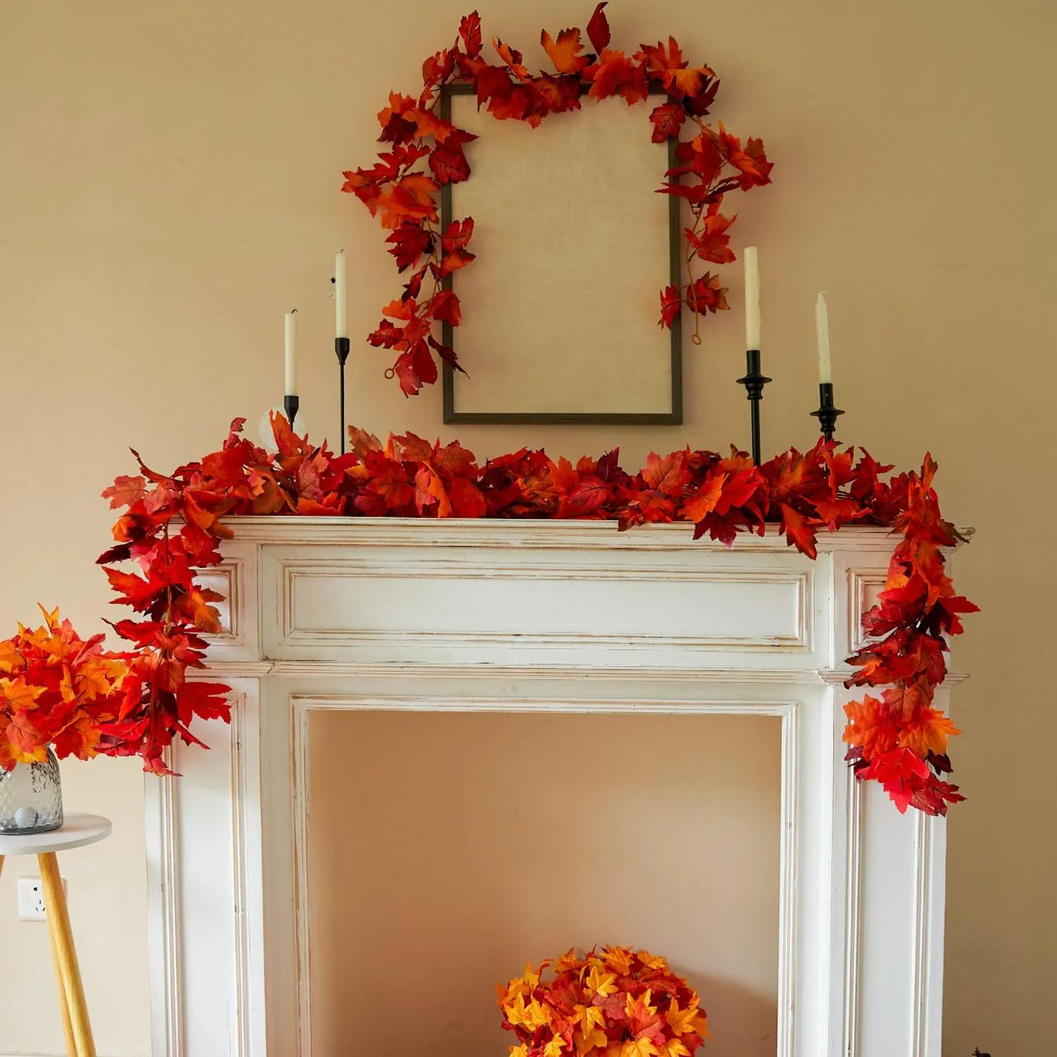 Hot Sale 60% OFF - Artificial Maple Leaf Autumn Garland
