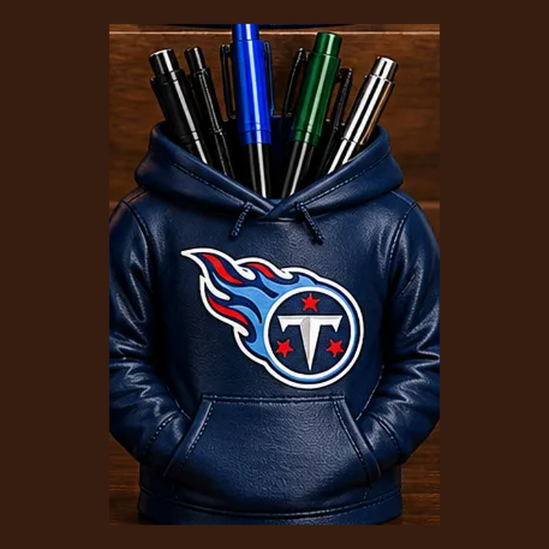 3D Printed Football Hoodie Pen Holder | Team Desk Organizer - MySpotifyGlass