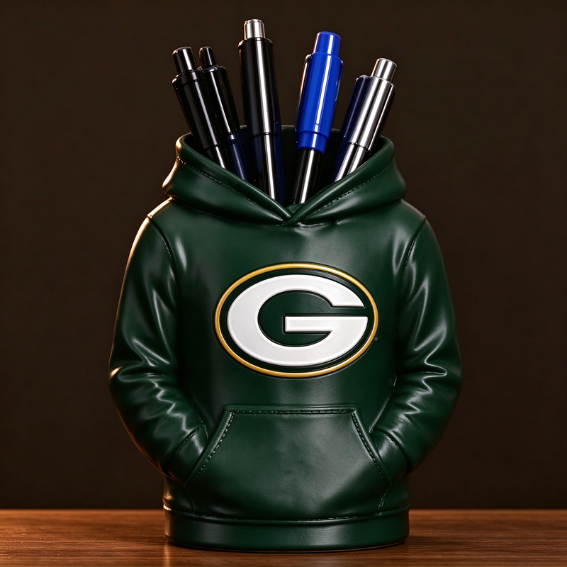 3D Printed Football Hoodie Pen Holder | Team Desk Organizer - MySpotifyGlass