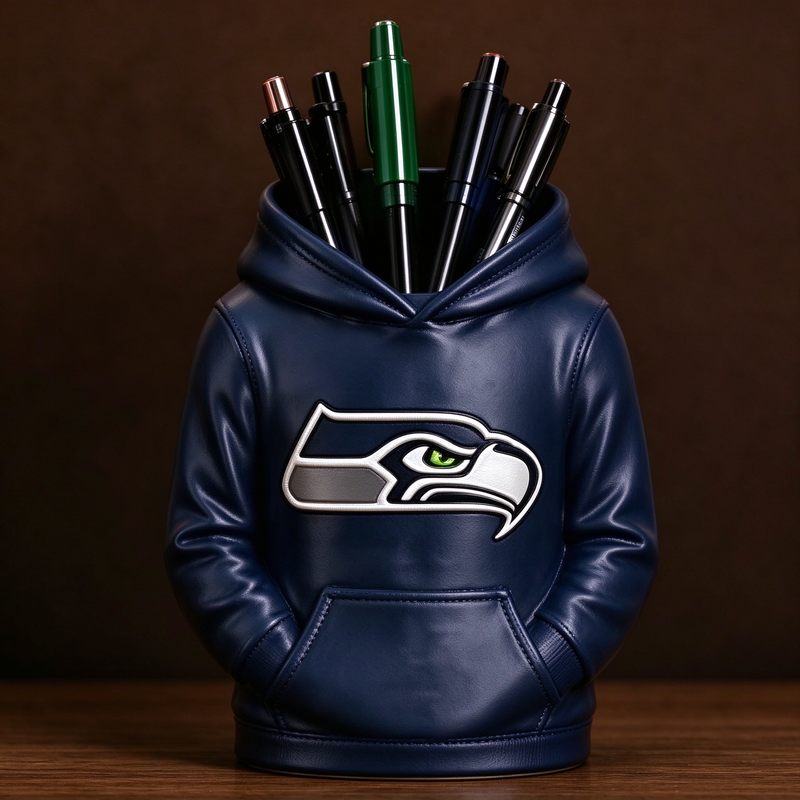 3D Printed Football Hoodie Pen Holder | Team Desk Organizer - MySpotifyGlass