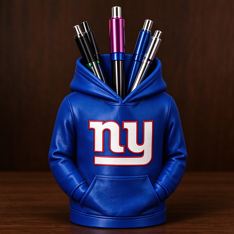 3D Printed Football Hoodie Pen Holder | Team Desk Organizer - MySpotifyGlass