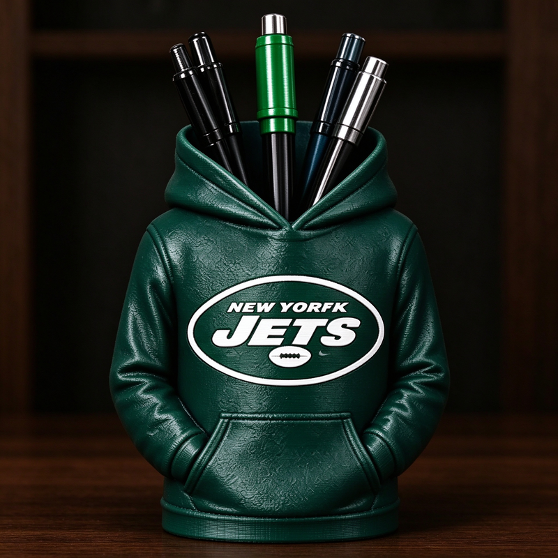3D Printed Football Hoodie Pen Holder | Team Desk Organizer - MySpotifyGlass