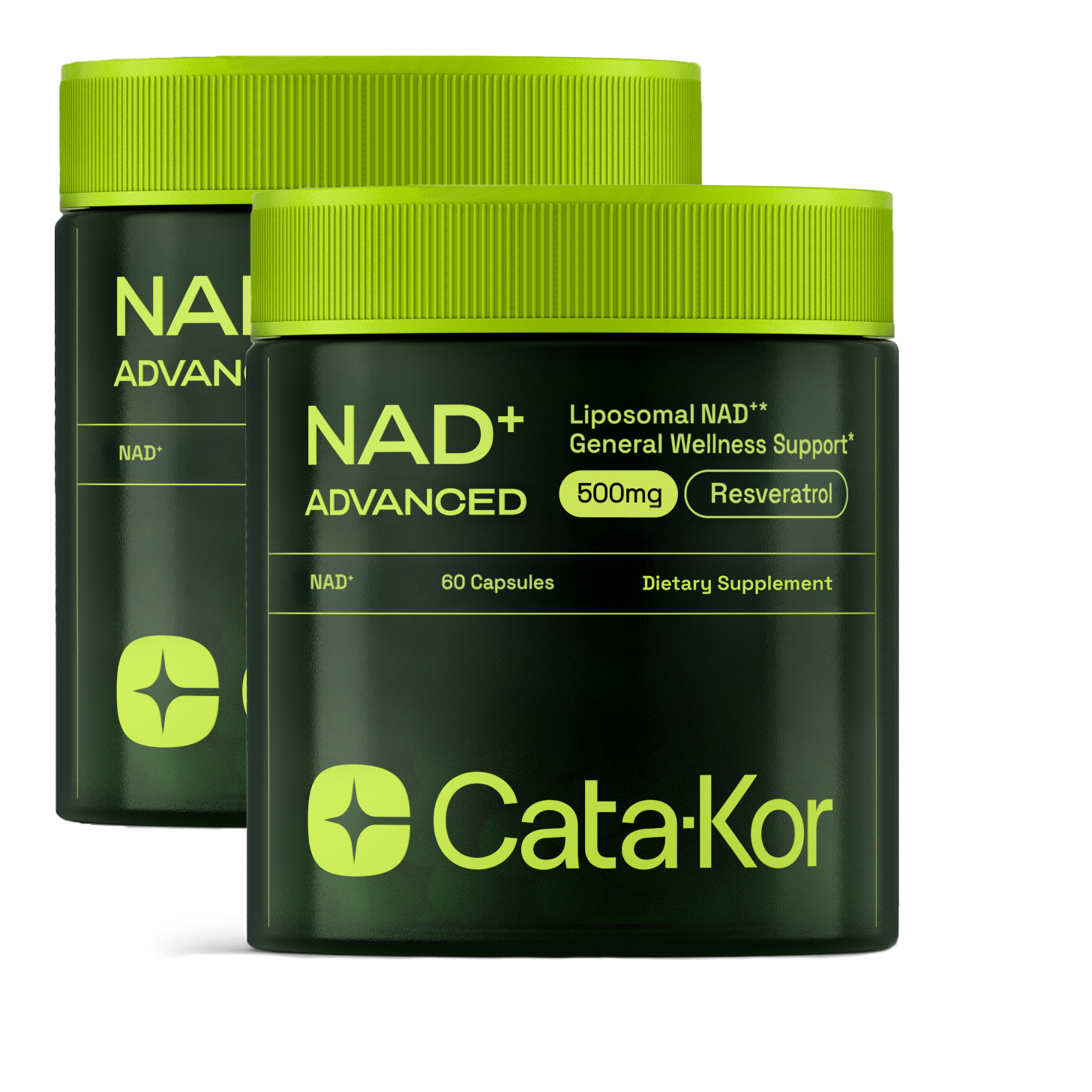 Cata-Kor NAD+ Advanced - NAD Supplement with Resveratrol