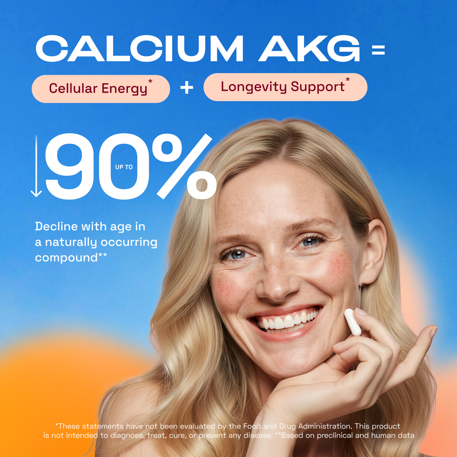 Cata-Kor Skin, Hair & Nails Supplement – Ca AKG, MSM, Hyaluronic Acid, Biotin