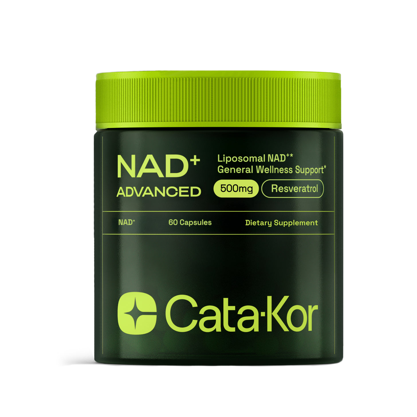 Cata-Kor NAD+ Advanced - NAD Supplement with Resveratrol