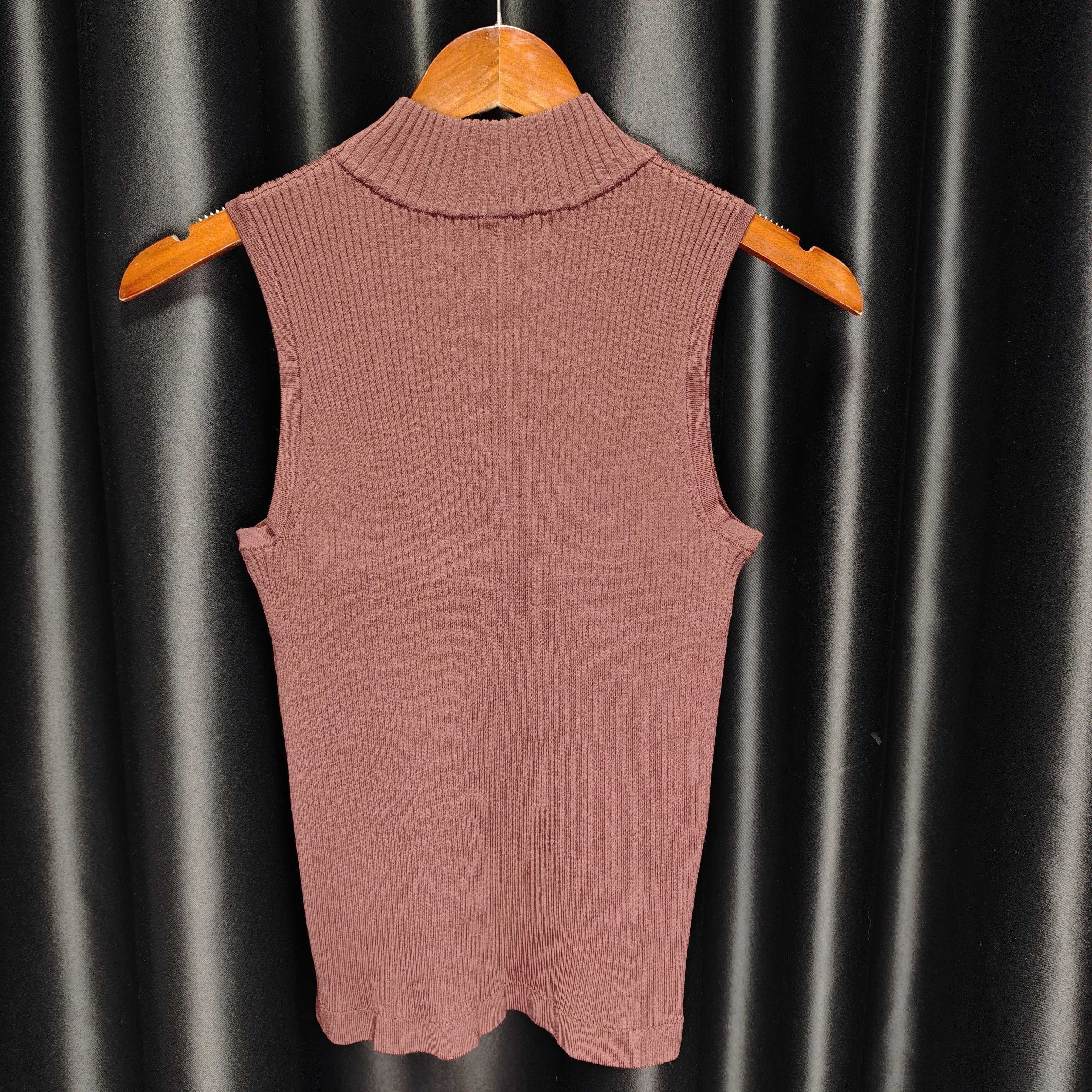 MIU Curry Knit Vest