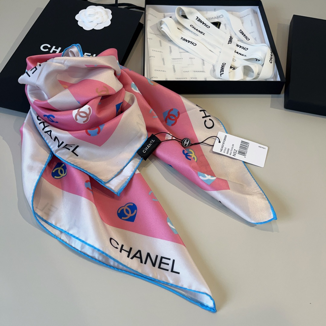 CHANE Butterfly Knot Square Scarf