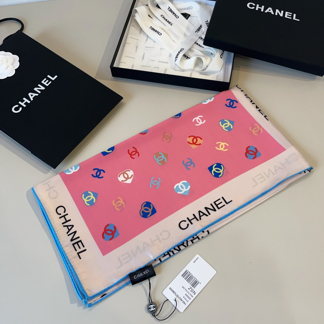 CHANE Butterfly Knot Square Scarf