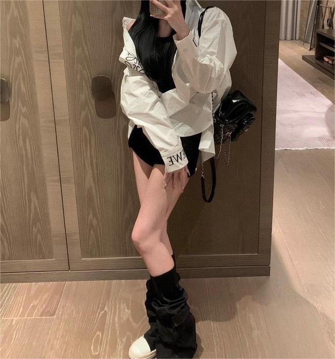 LOE White Simple Logo Shirt