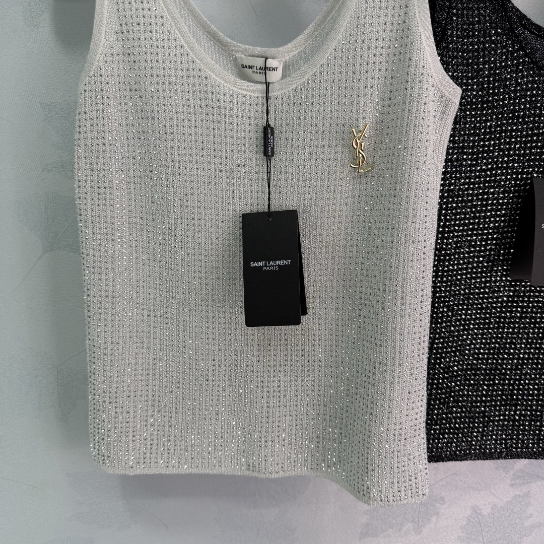 YS25SS Full Diamond Sparkling Design Vest