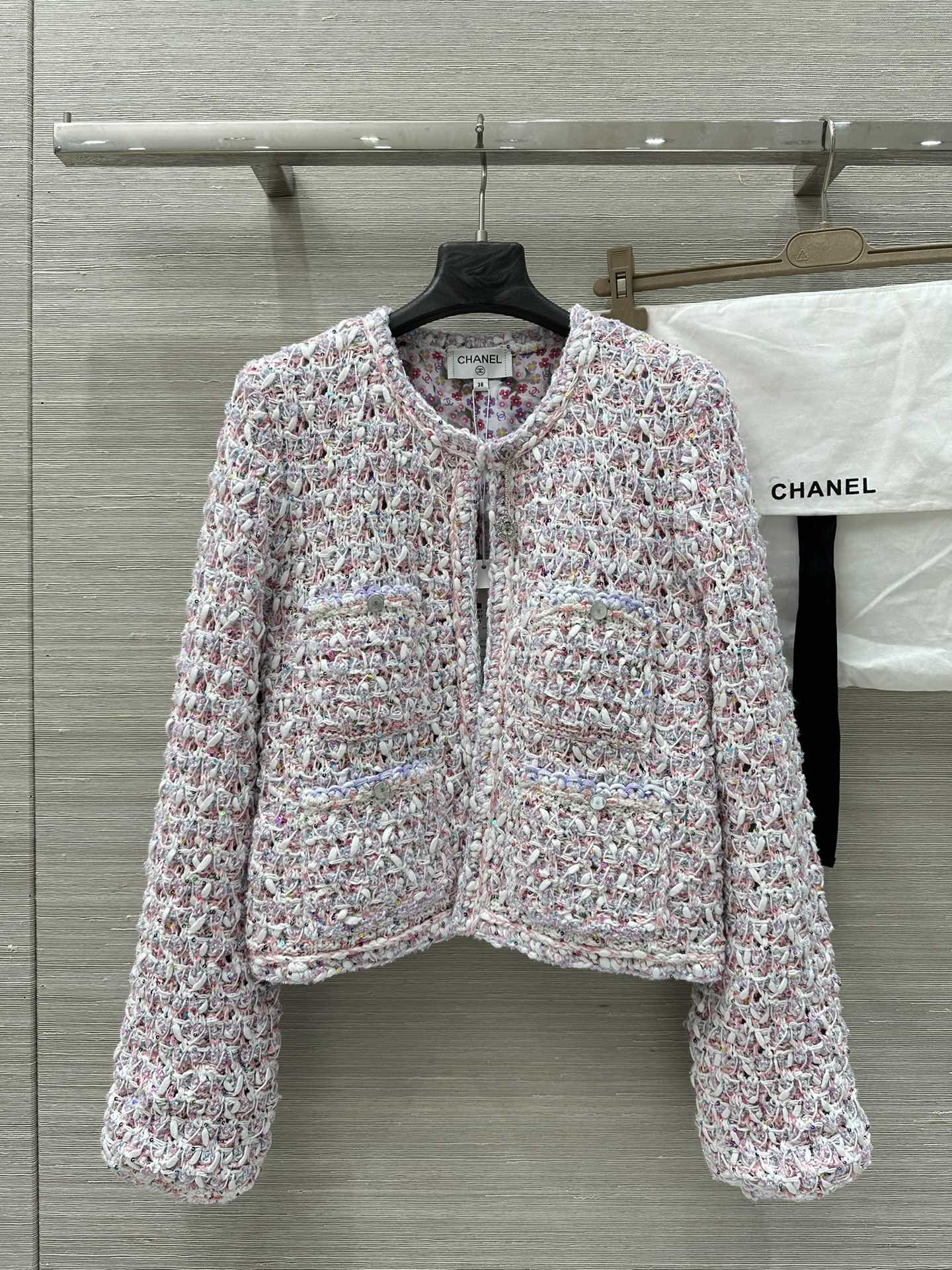 CHANE25SS colorful macaron cardigan