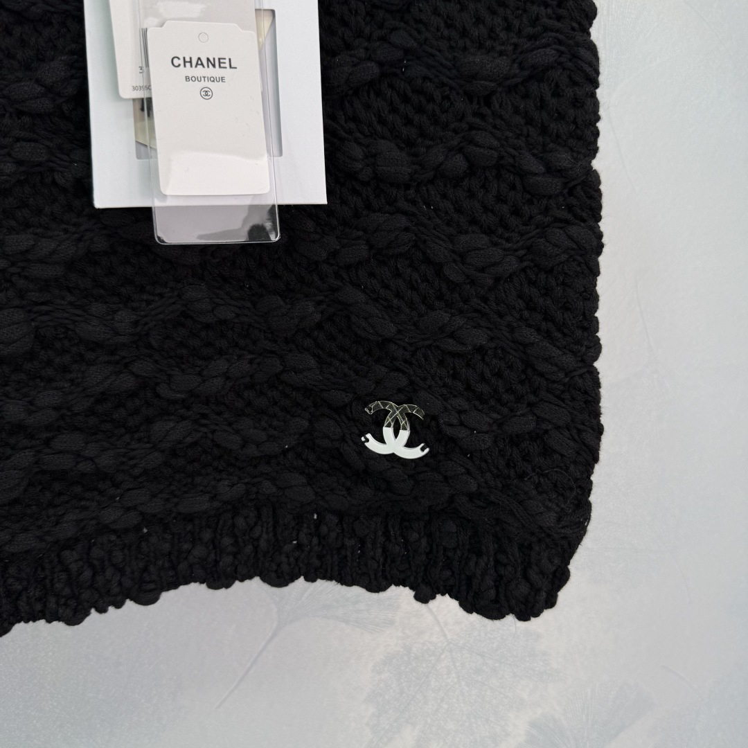 CHANE25SS three-dimensional hand-crocheted knit tank top