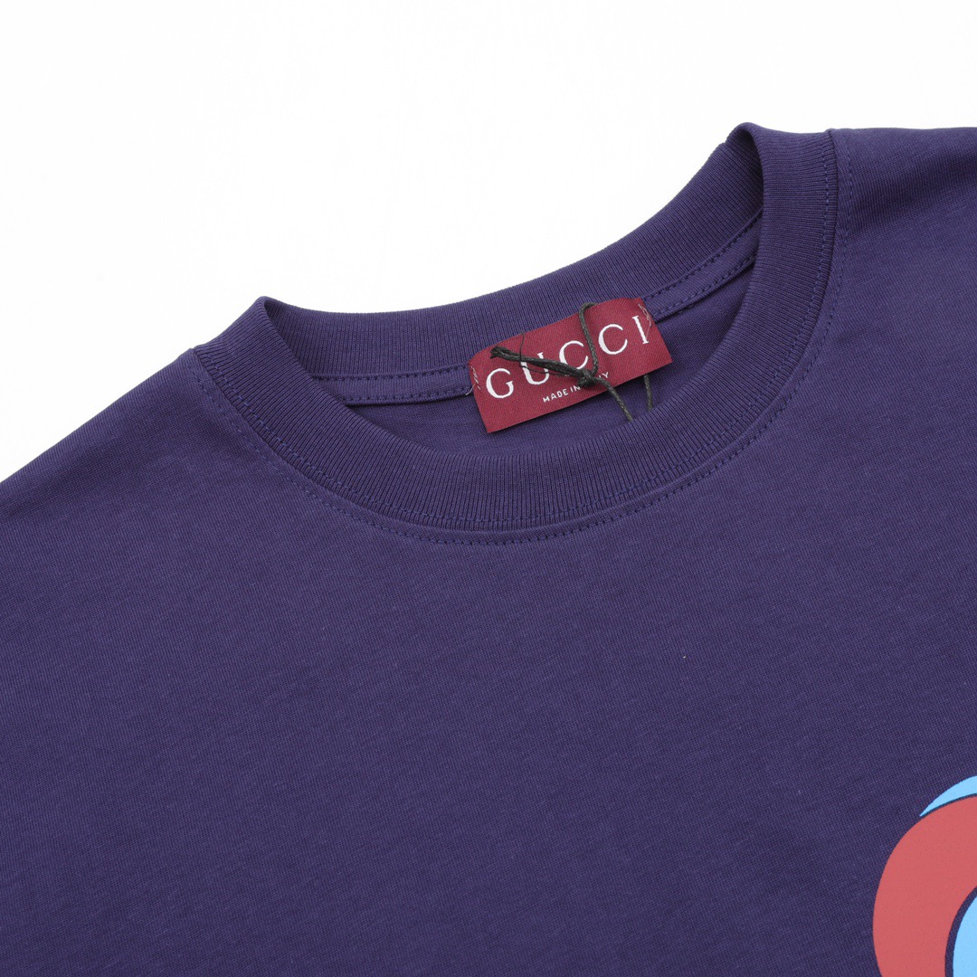 GG Snake print short sleeved T-shirt