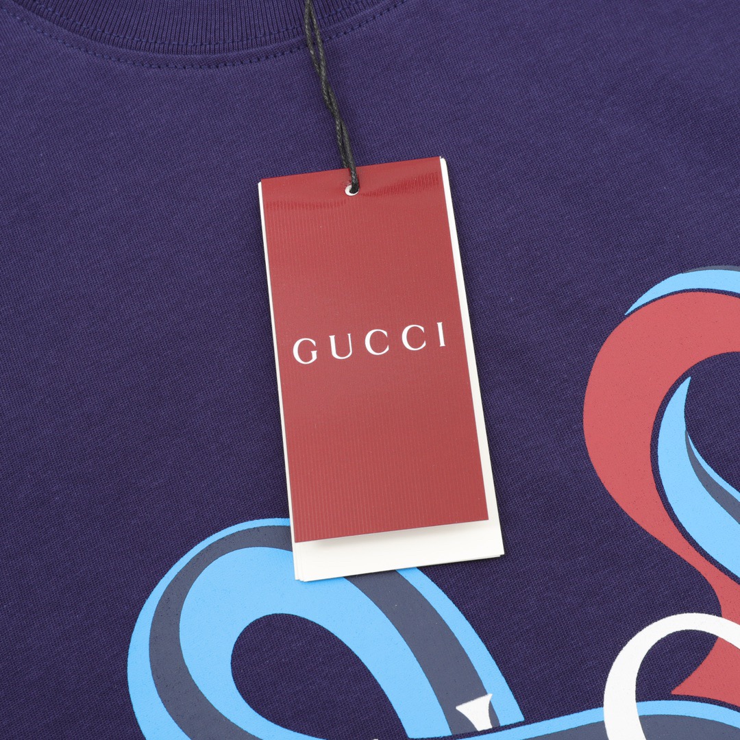 GG Snake print short sleeved T-shirt