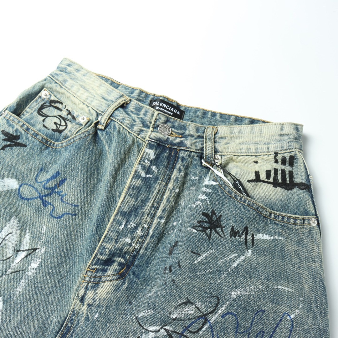 BA Graffiti Denim Trousers